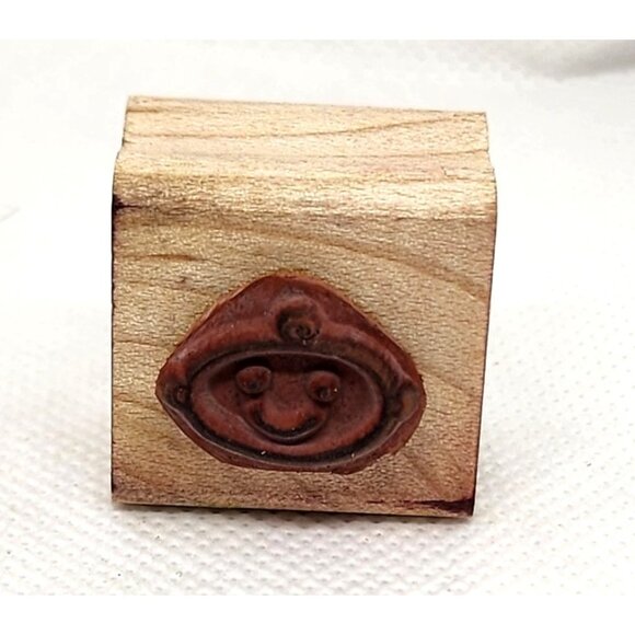 2007 Stampin’ Up Wooden Rubber Stamp – Vintage Crafting Collectible - Picture 4 of 9